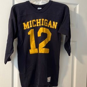 Vintage Michigan #12 shirt